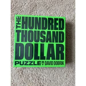 The Hundred Thousand Dollar Puzzle by David Dobrik NWT